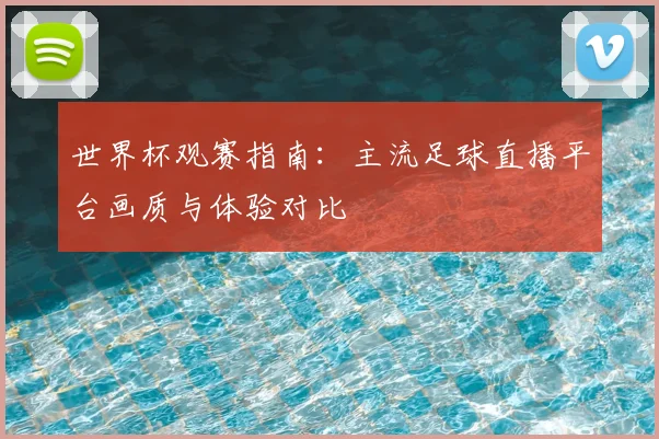 世界杯观赛指南：主流足球直播平台画质与体验对比
