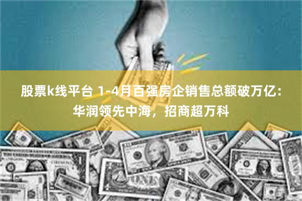 股票k线平台 1-4月百强房企销售总额破万亿：华润领先中海，招商超万科