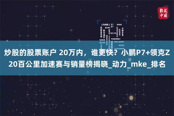 炒股的股票账户 20万内，谁更快？小鹏P7+领克Z20百公里加速赛与销量榜揭晓_动力_mke_排名
