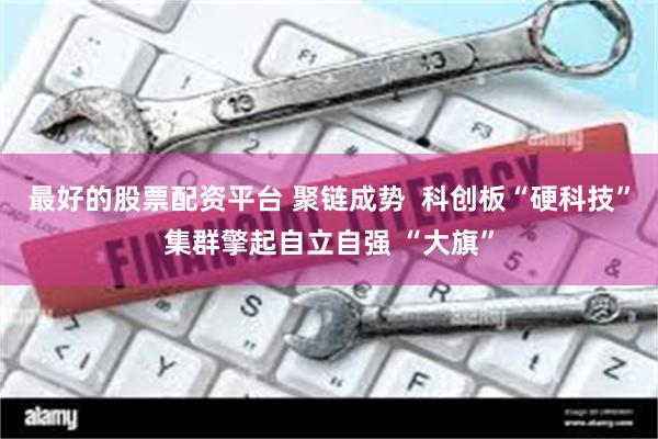 最好的股票配资平台 聚链成势  科创板“硬科技”集群擎起自立自强 “大旗”